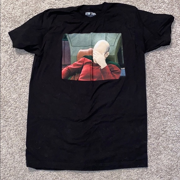 Hot Topic Other - Captain Picard facepalm 🤦‍♂️ shirt
